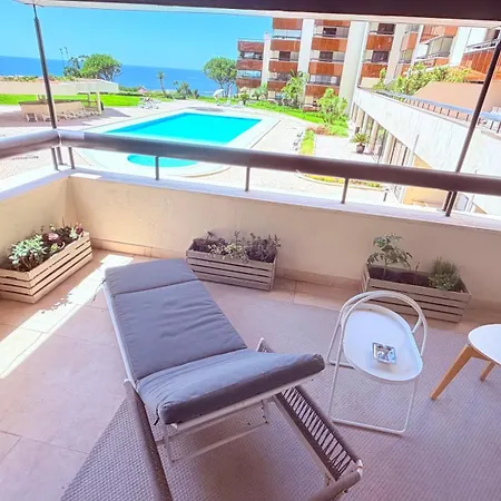 Appartamento Ocean View One Bedroom With Garage And Swimming Pool In Costa Da Guia *