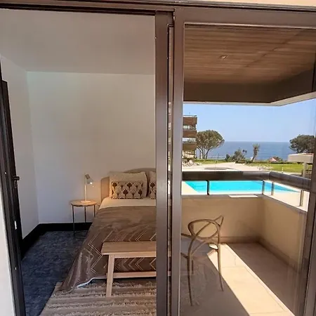 Ocean View One Bedroom With Garage And Swimming Pool In Costa Da Guia Appartamento *